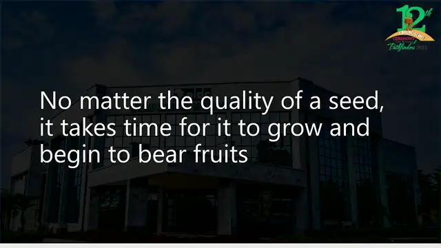 GIANTS DO NOT EMERGE OVER NIGHT-Chancellor