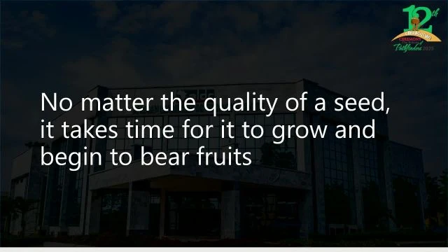 GIANTS DO NOT EMERGE OVER NIGHT-Chancellor